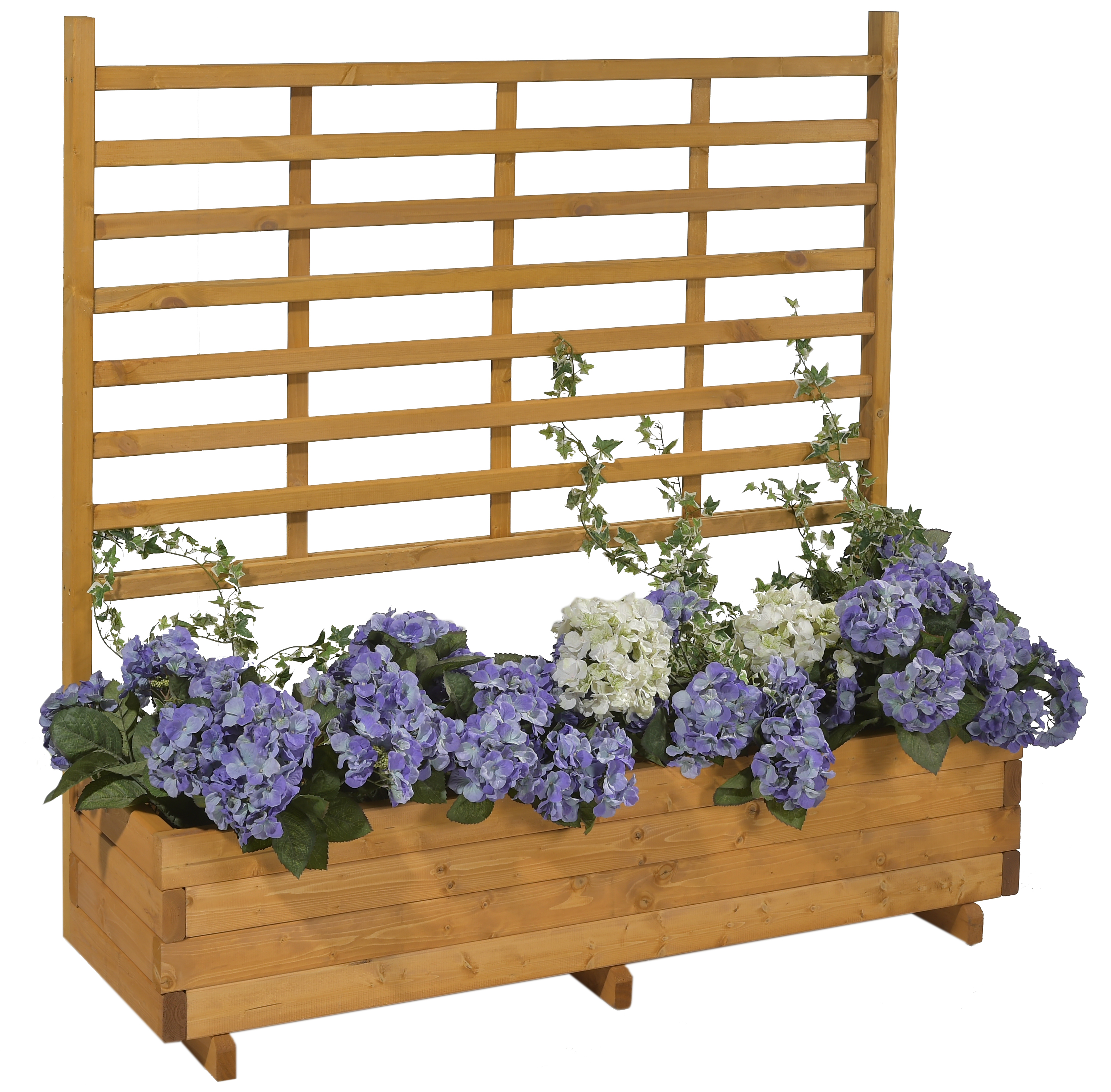 Blumenkasten mit Spalier "Gmunden" B: 136 x H: 136 cm