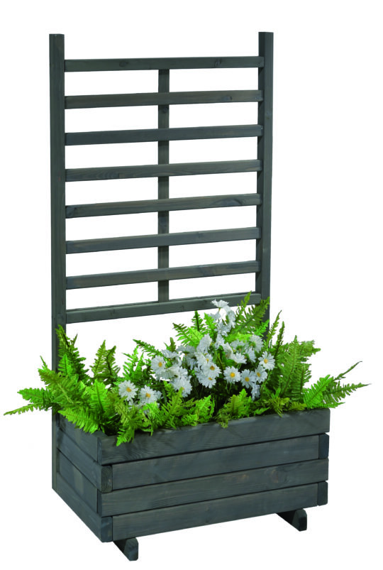 Blumenkasten mit Spalier "Gmunden"  B: 68 x H: 136 cm
