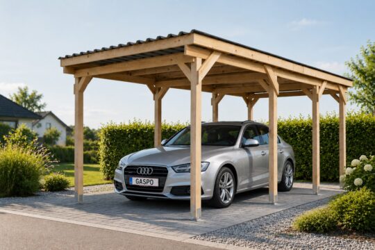 Holz-Carport "Austria"      Größe: 6 x 3 m