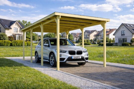 Holz-Carport "Austria"      Größe: 6 x 3 m
