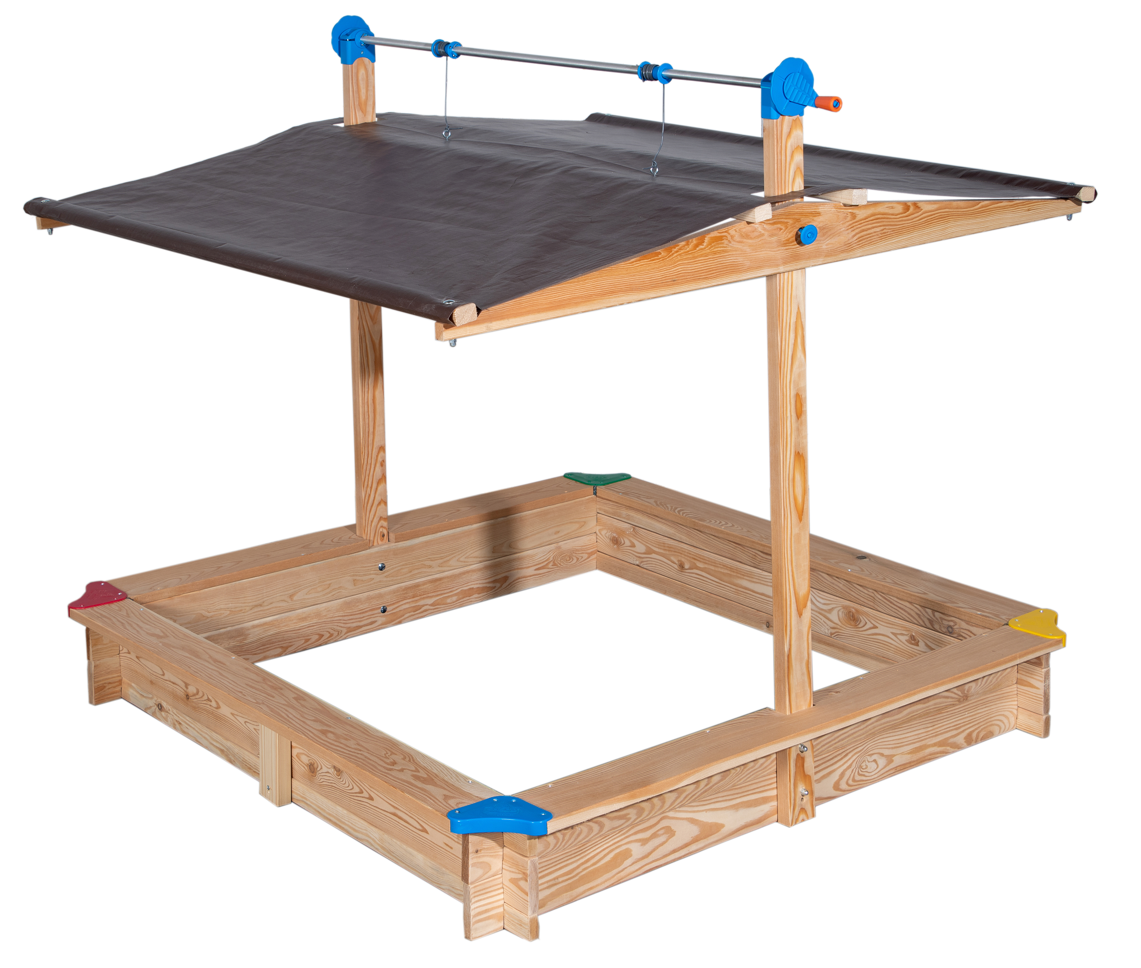 Sandkasten mit Dachlift "Mickey" - Lärche - Image 2