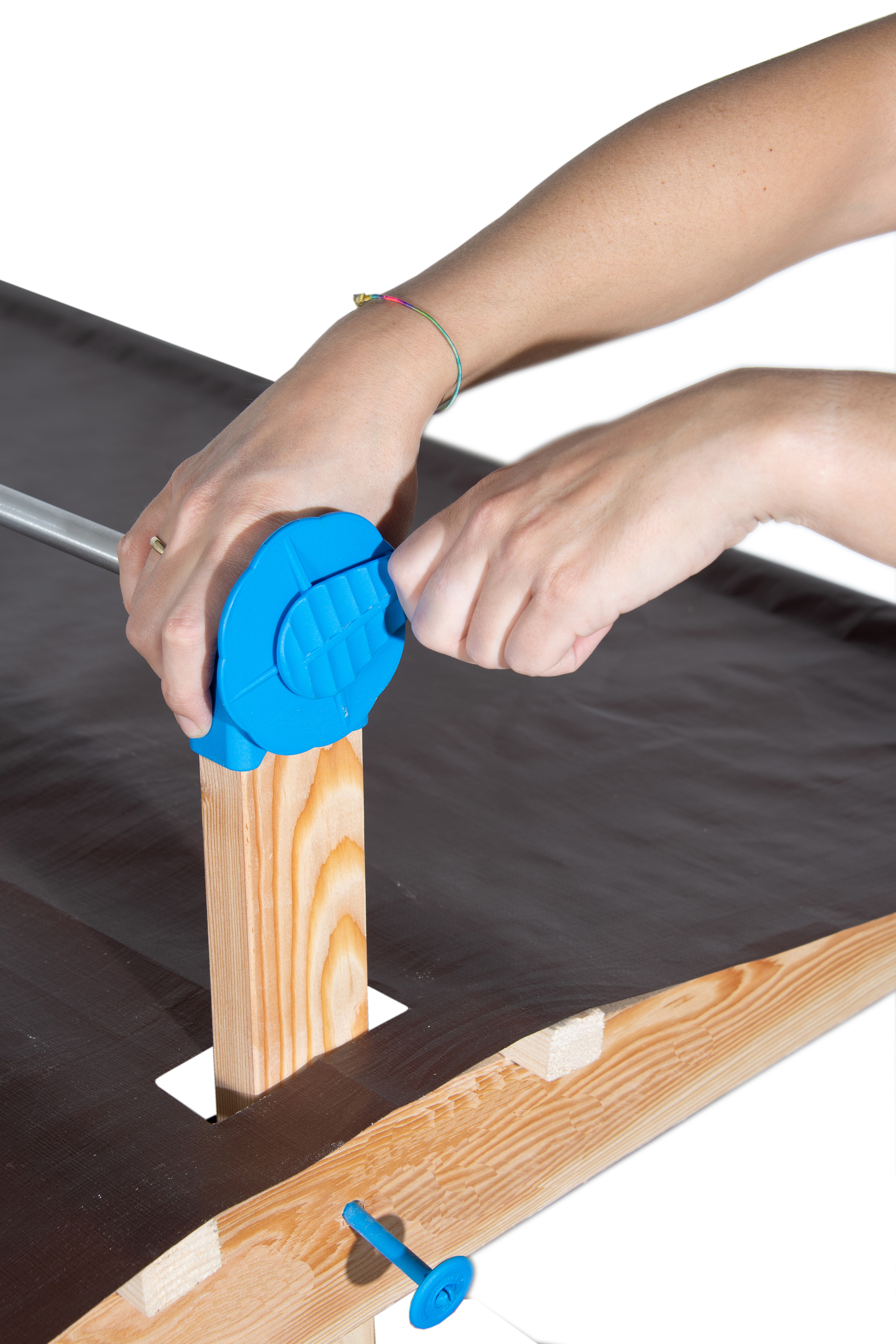 Sandkasten mit Dachlift "Mickey" - Lärche - Image 5