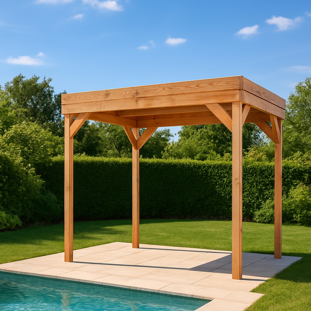 Holz-Pavillon-Unterstand "Almsee" - Image 2