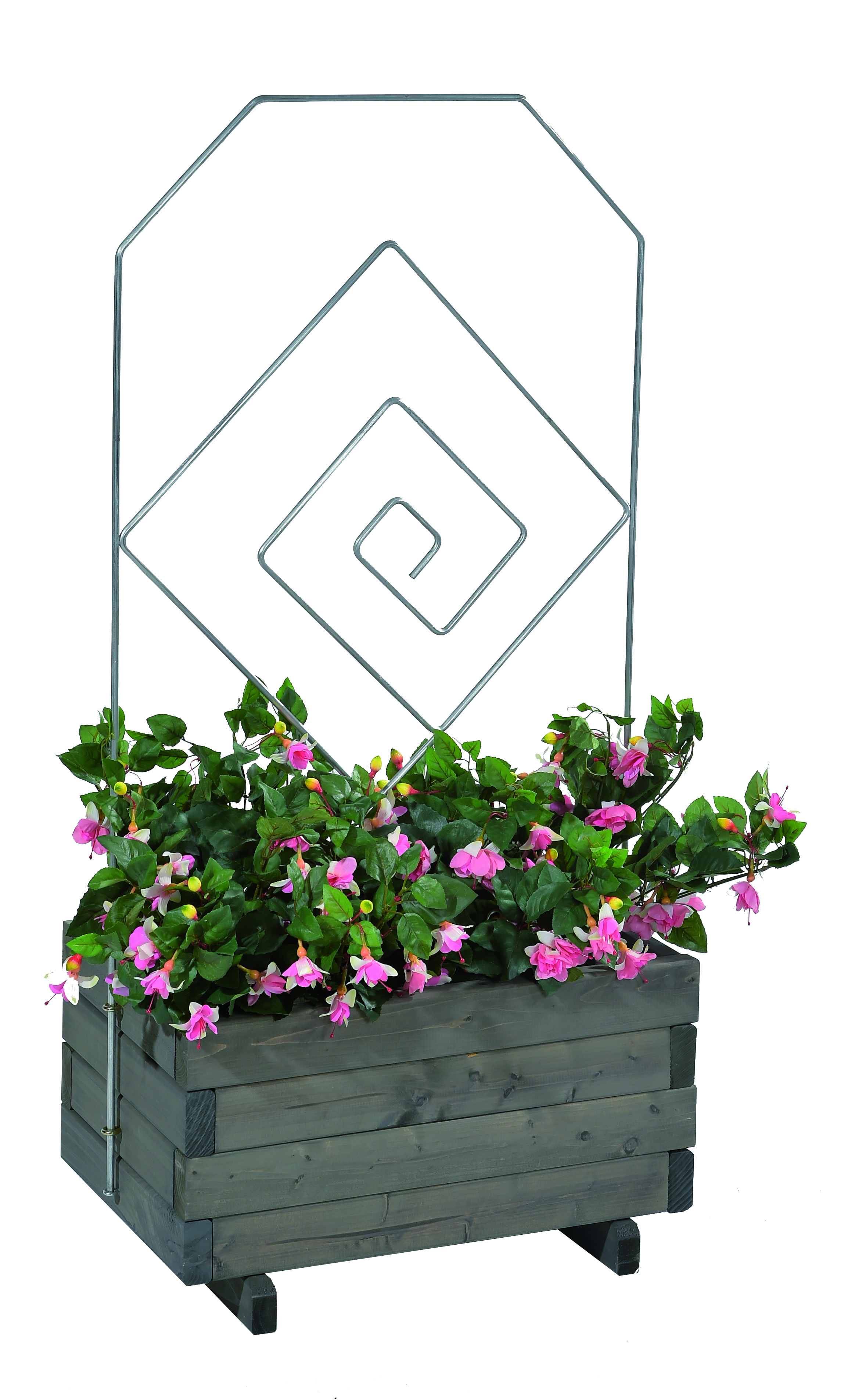 Blumenkasten mit Advantgarde-Metallgitter "Linz" - Image 2