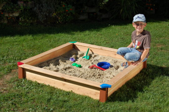 Sandkasten natur